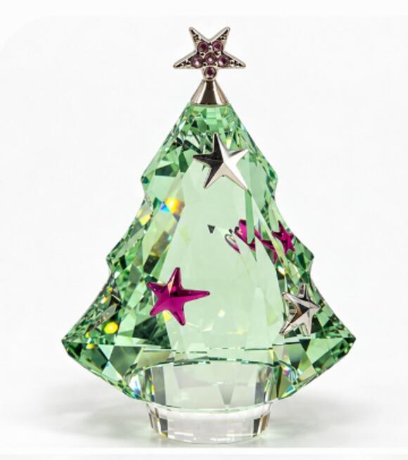 Swarovski Other - Swarovski Christmas Tree Chrysolite 5003401 Crystal Figurine Retired Box